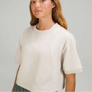 lululemon athletica Cream Short Sleeve Top